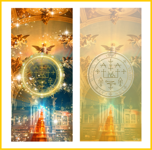 大天使ウエル召喚図スマホ壁紙