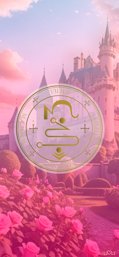 大天使ヨフィエル召喚図スマホ壁紙