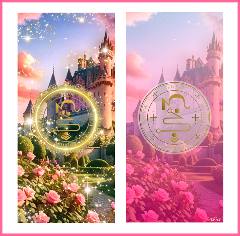 大天使ヨフィエル召喚図スマホ壁紙