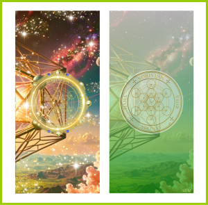 大天使メタトロン召喚図スマホ壁紙