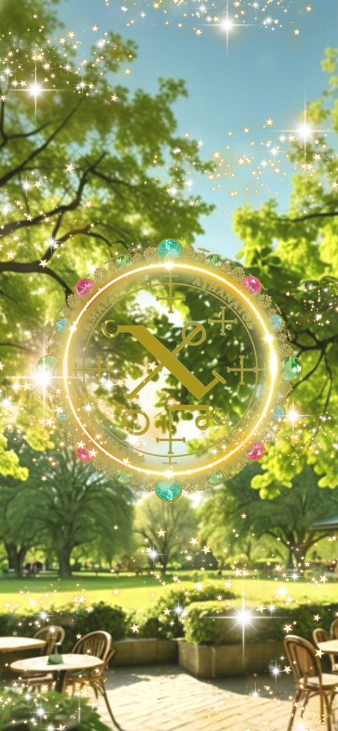 大天使チャミュエル召喚図スマホ壁紙