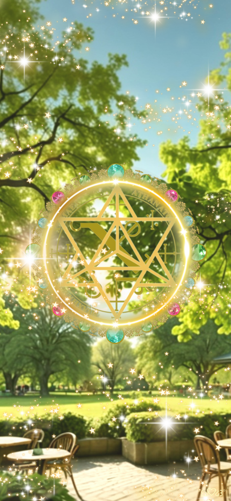 大天使チャミュエル召喚図スマホ壁紙