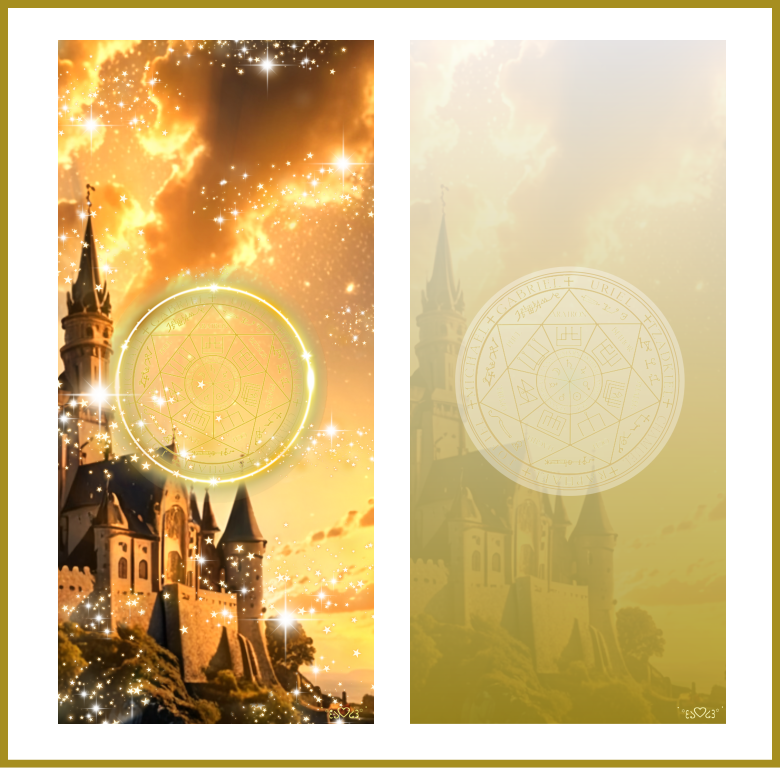 七大天使召喚図スマホ壁紙