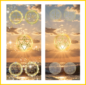 四大天使召喚図スマホ壁紙