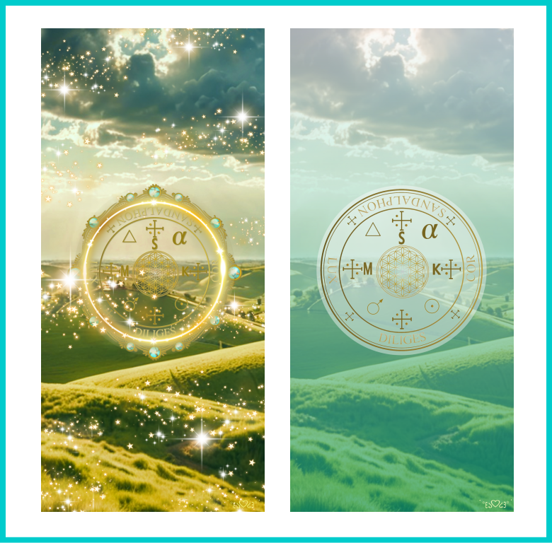 大天使サンダルフォン召喚図スマホ壁紙