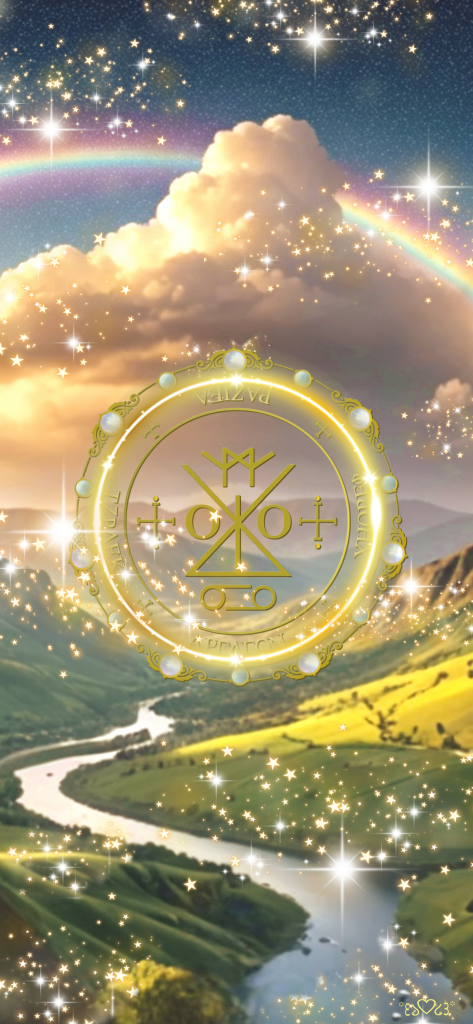 大天使ラジエル召喚図スマホ壁紙