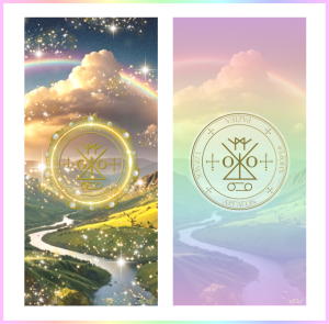 大天使ラジエル召喚図スマホ壁紙