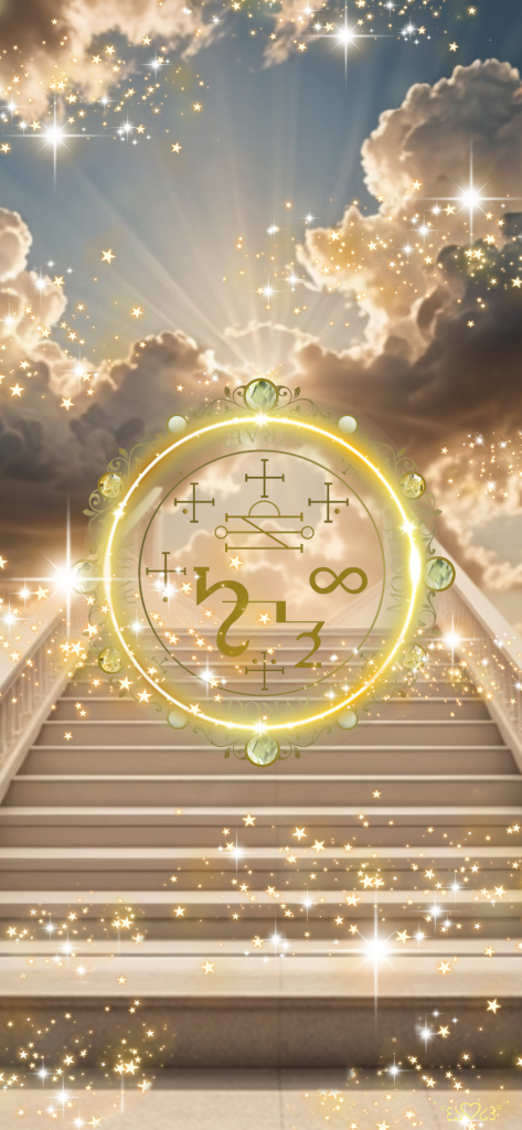 大天使アズラエル召喚図スマホ壁紙