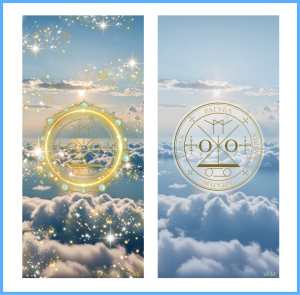 大天使ラギュエル召喚図スマホ壁紙