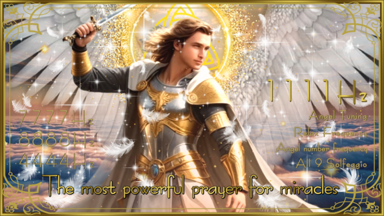 【大天使ミカエル】奇跡を起こす最強の祈り