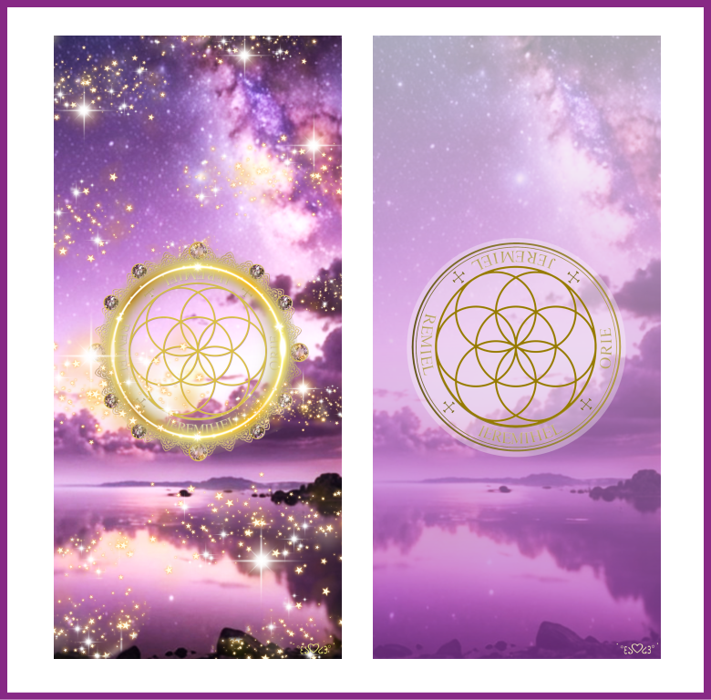 大天使ジェレミエル召喚図スマホ壁紙