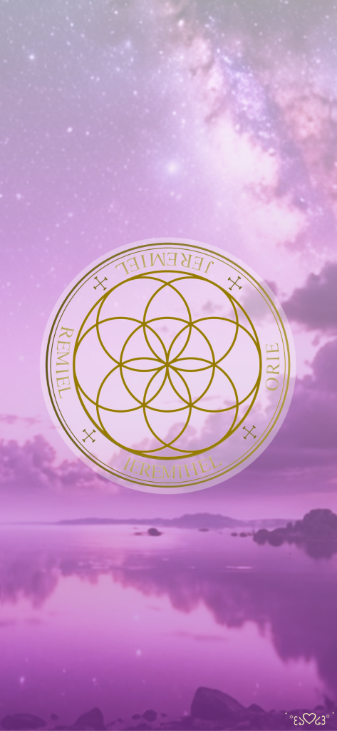 大天使ジェレミエル召喚図スマホ壁紙