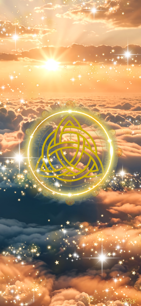 大天使ガブリエル召喚図スマホ壁紙