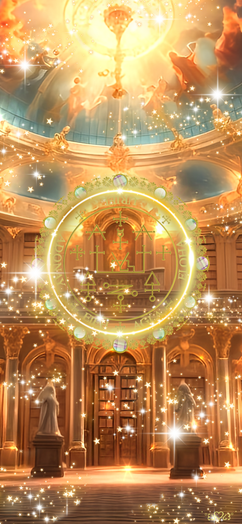 大天使ウリエル召喚図スマホ壁紙