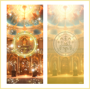 大天使ウリエル召喚図スマホ壁紙