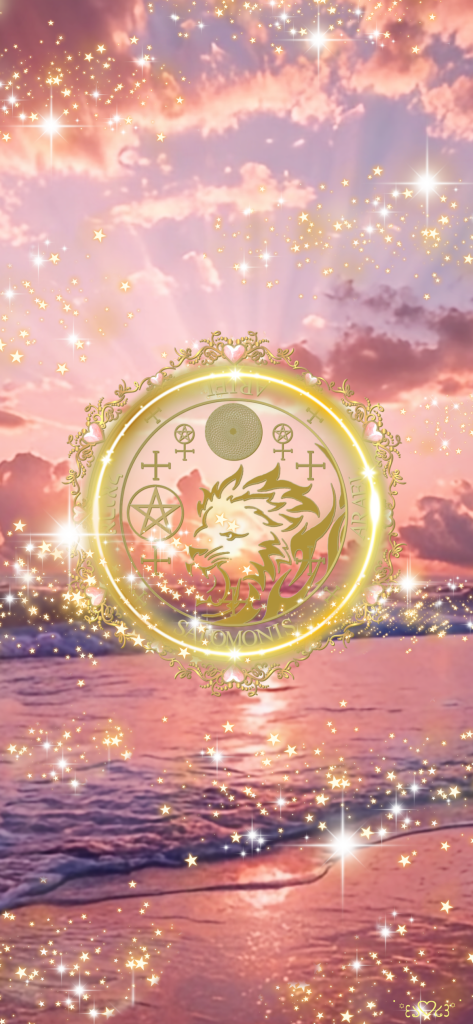 大天使アリエル召喚図スマホ壁紙