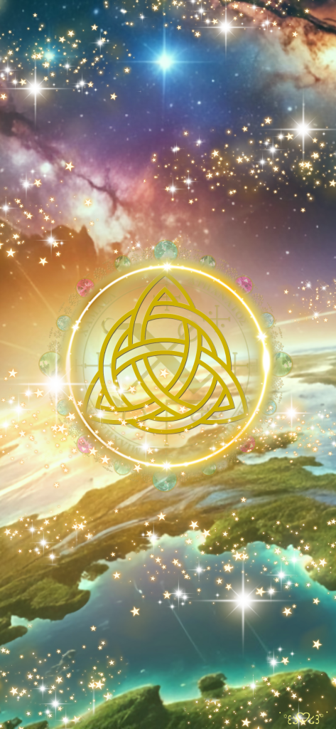 大天使チャミュエル召喚図スマホ壁紙