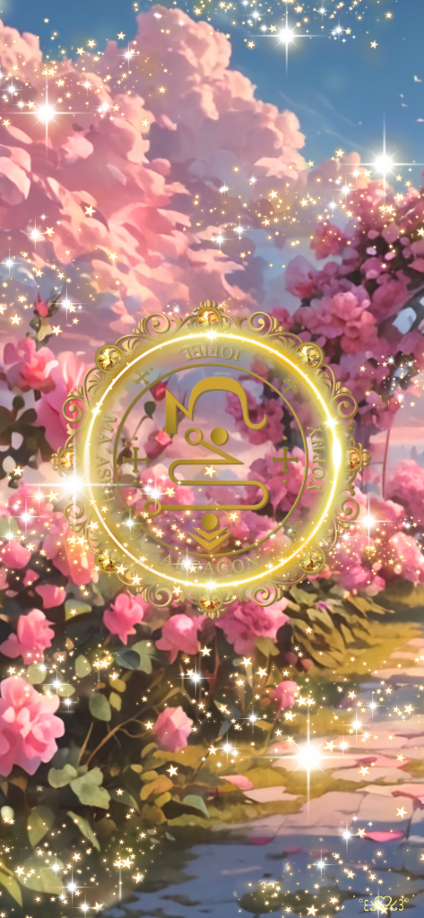 大天使ジョフィエル(ヨフィエル)召喚図スマホ壁紙