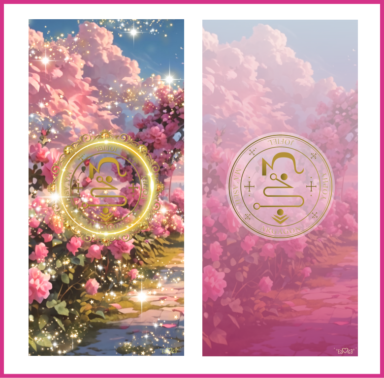 大天使ジョフィエル(ヨフィエル)召喚図スマホ壁紙