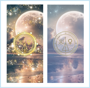 大天使ハ二エル召喚図スマホ壁紙