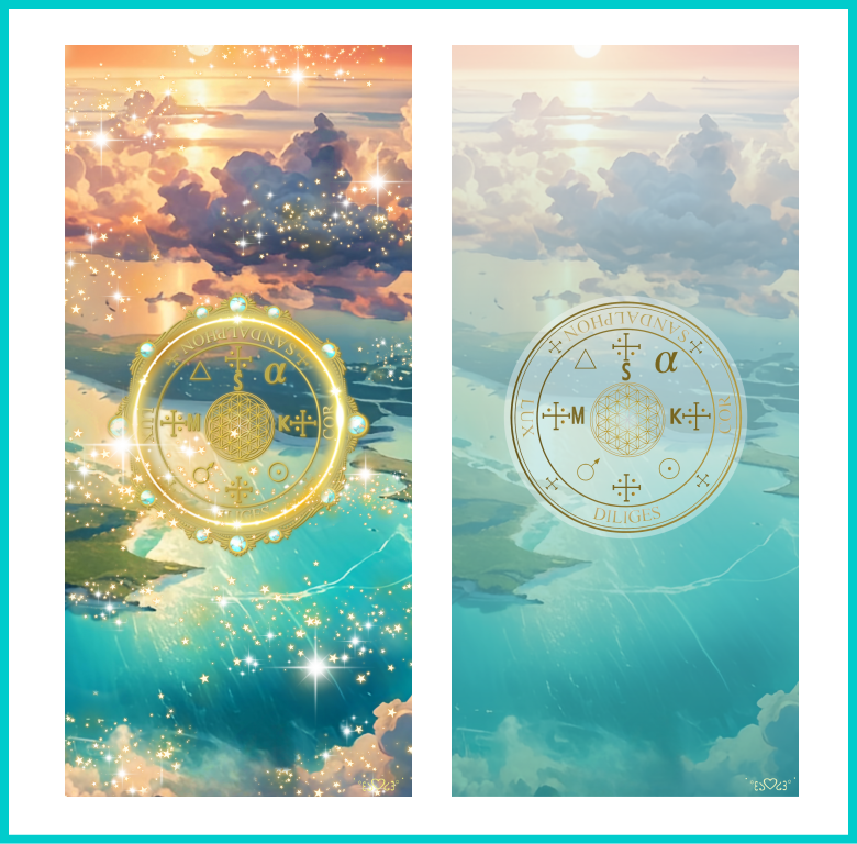 大天使サンダルフォン召喚図スマホ壁紙