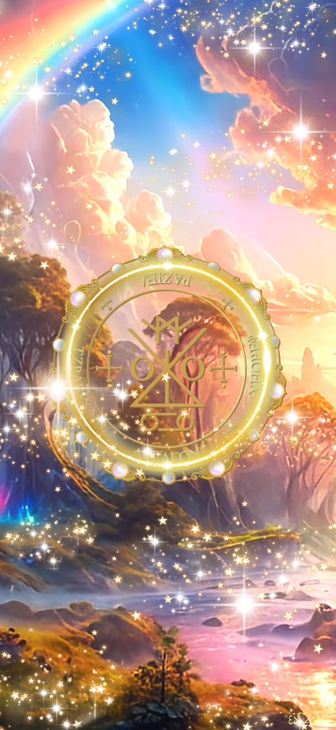 大天使ラジエル召喚図スマホ壁紙