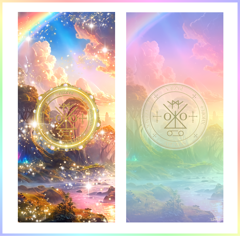 大天使ラジエル召喚図スマホ壁紙