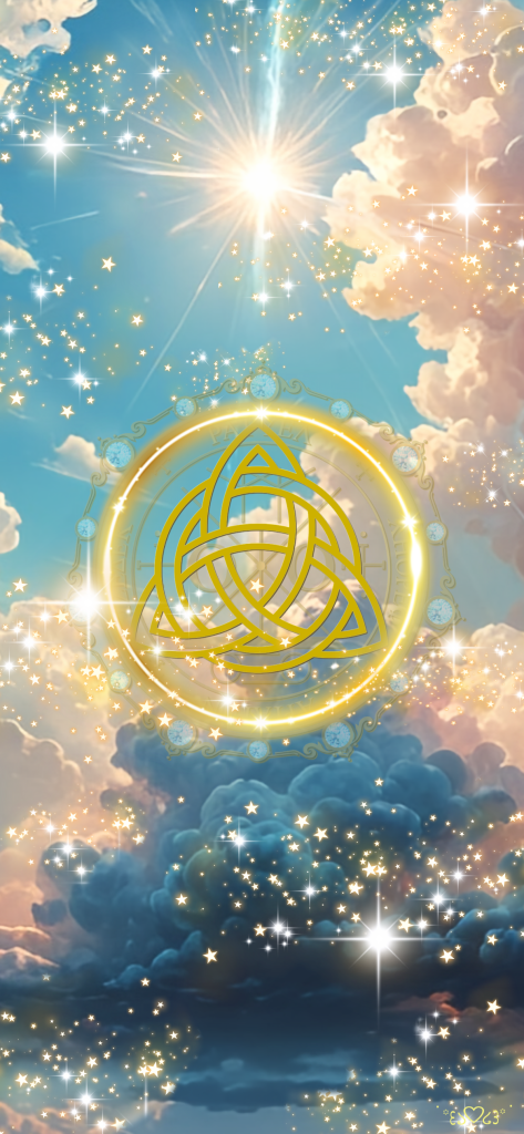 大天使ラギュエル召喚図スマホ壁紙