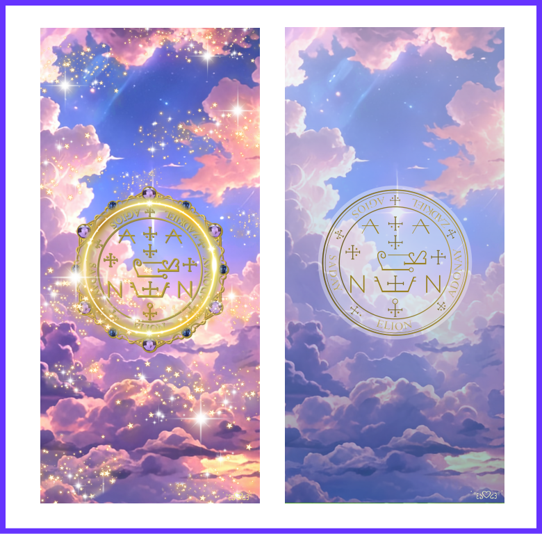 大天使アザドキエル召喚図スマホ壁紙