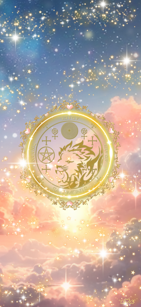 大天使アリエル召喚図スマホ壁紙