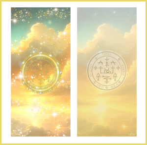 大天使ウリエル召喚図スマホ壁紙