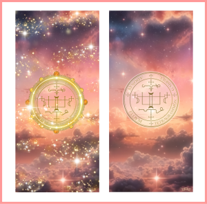 大天使ガブリエル召喚図スマホ壁紙