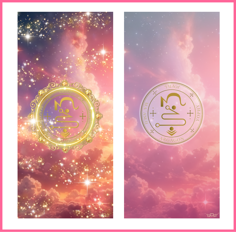 大天使ヨフィエル召喚図スマホ壁紙