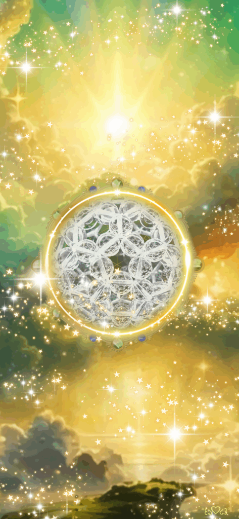 大天使メタトロン召喚図スマホ壁紙