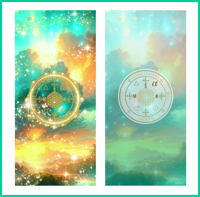 大天使サンダルフォン召喚図スマホ壁紙