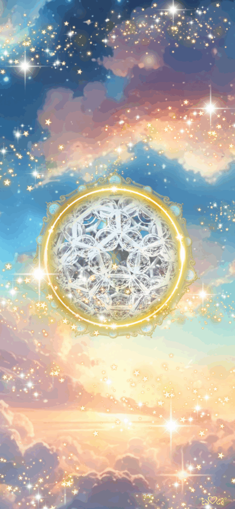 大天使ラギュエル召喚図スマホ壁紙