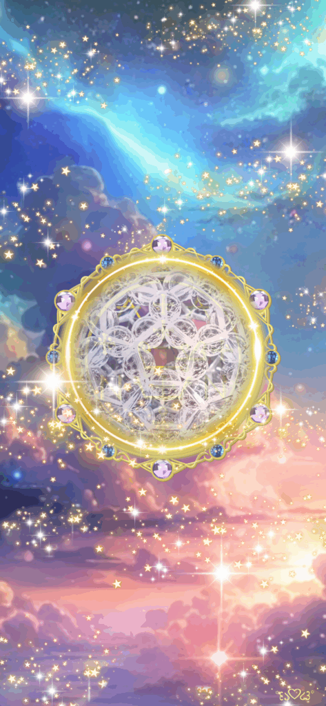 大天使ザドキエル召喚図スマホ壁紙