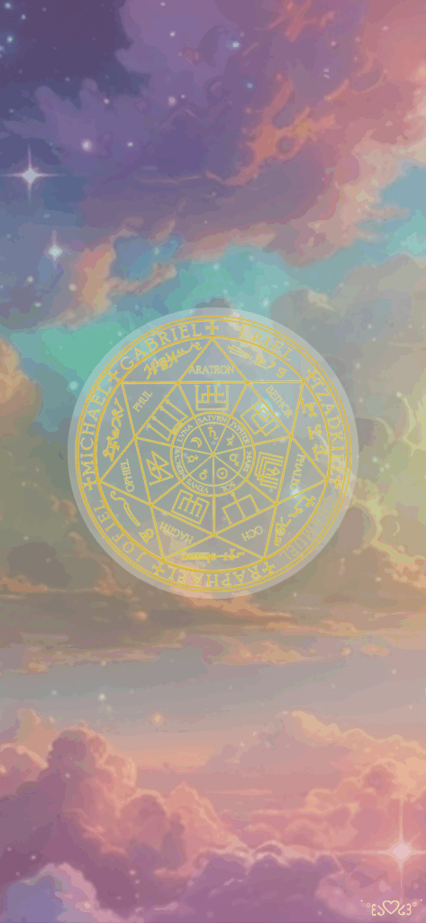 七大天使召喚図スマホ壁紙