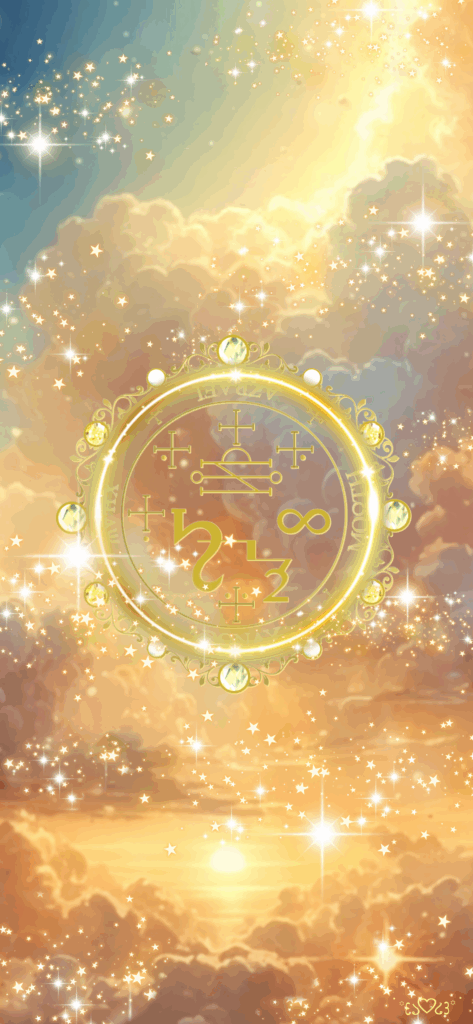 大天使アズラエル召喚図スマホ壁紙