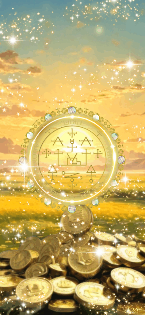 大天使ウリエル召喚図スマホ壁紙