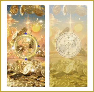 大天使ミカエル召喚図スマホ壁紙