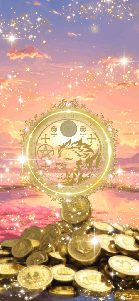 大天使アリエル召喚図スマホ壁紙