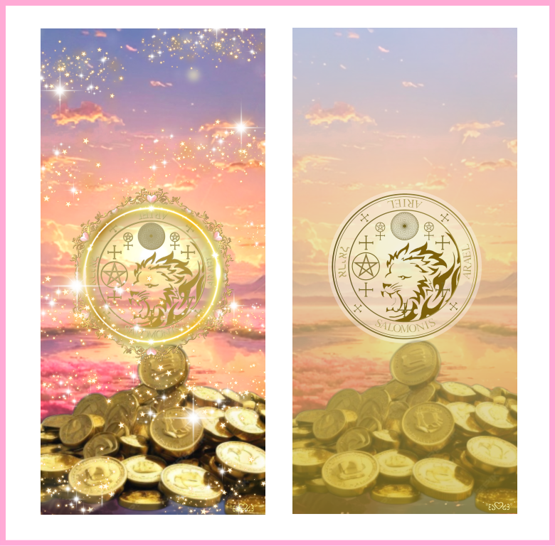 大天使アリエル召喚図スマホ壁紙