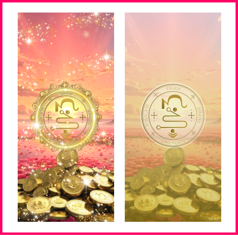 大天使ヨフィエル召喚図スマホ壁紙