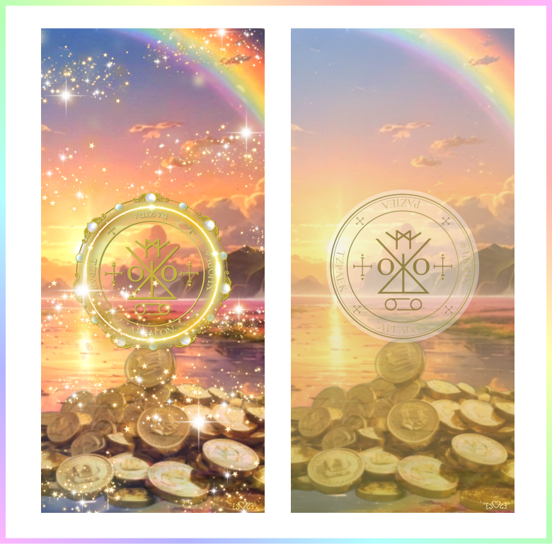 大天使ラジエル召喚図スマホ壁紙