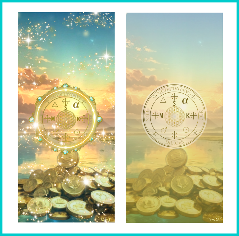 大天使サンダルフォン召喚図スマホ壁紙