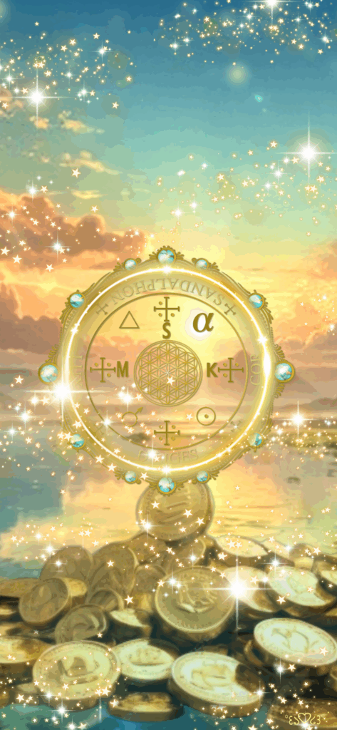 大天使サンダルフォン召喚図スマホ壁紙