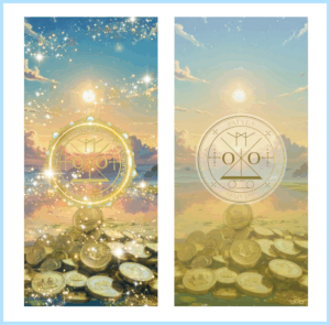 大天使ラギュエル召喚図スマホ壁紙