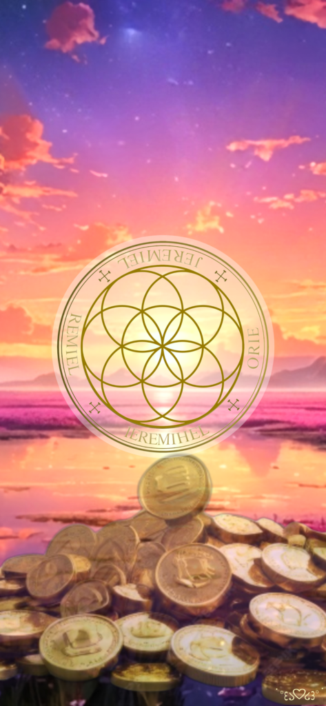 大天使ジェレミエル召喚図スマホ壁紙