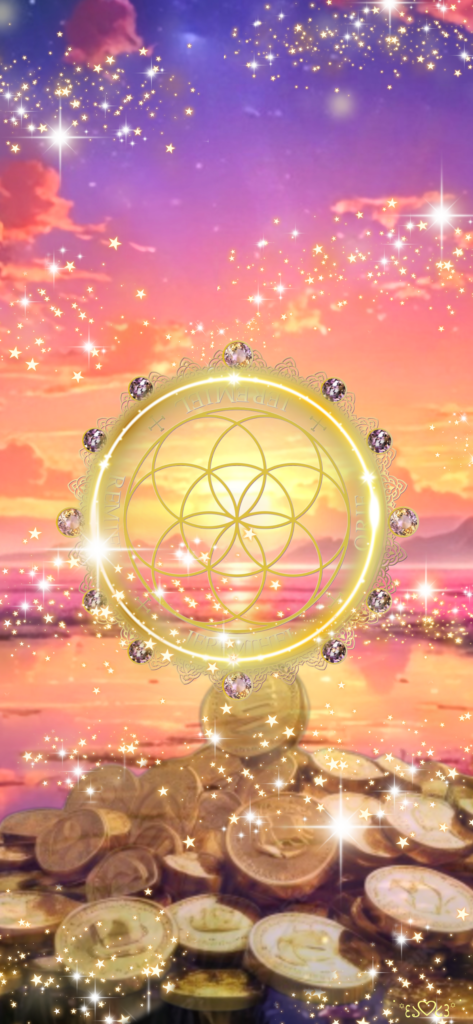 大天使ジェレミエル召喚図スマホ壁紙